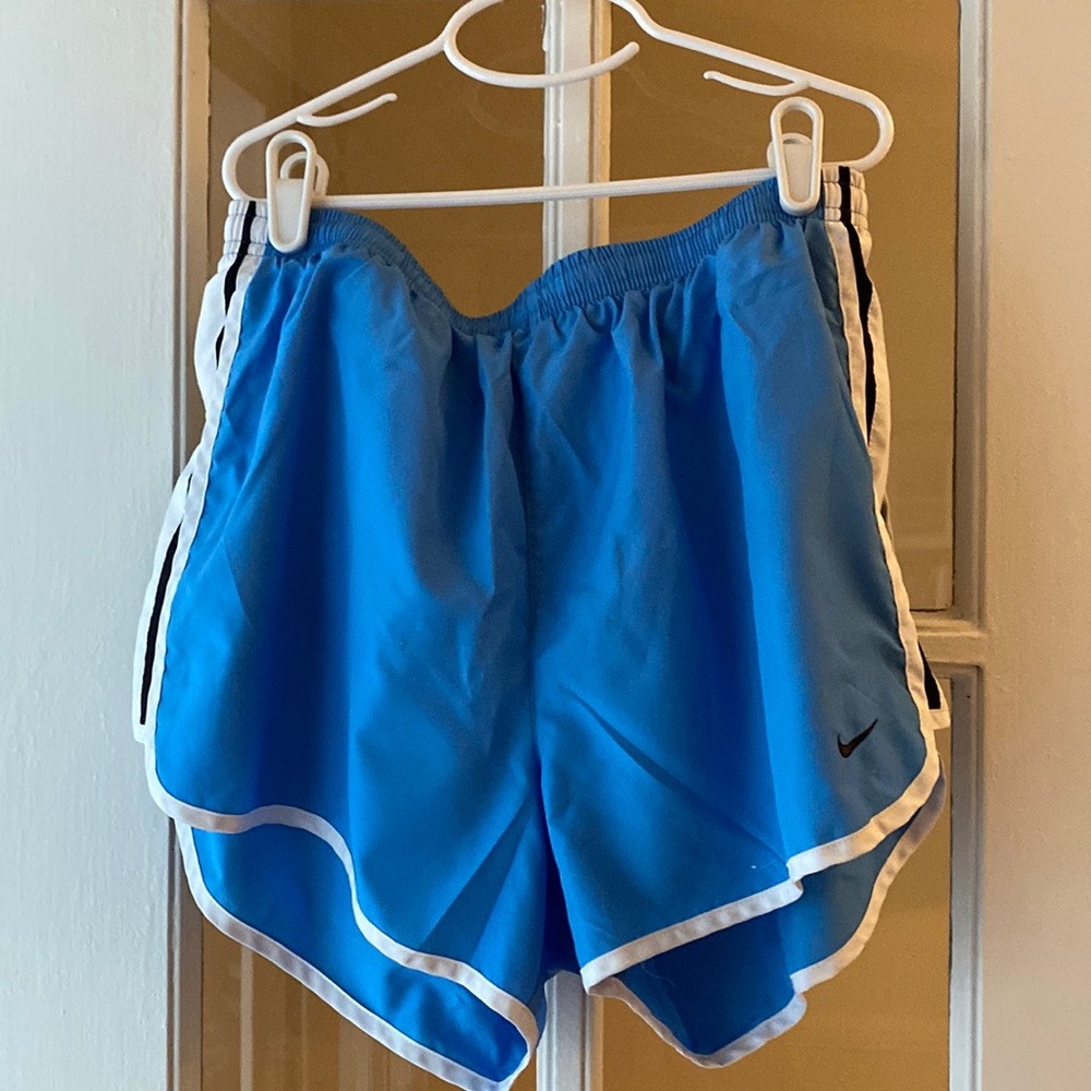 Blue Nike Dri Fit women’s running shorts size Medium